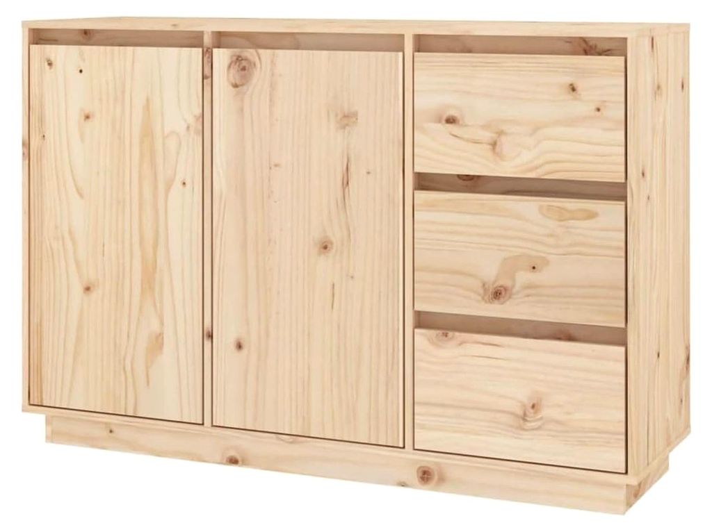 Sideboard Kommode Anrichte Mehrzweckschrank Beistellschrank Standschrank Flurkommode mit Schubladen 111x34x75 cm Kiefernholz
