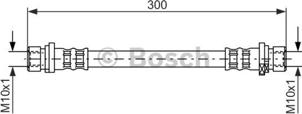 Bosch Bremsschlauch rechts 1 987 476 583