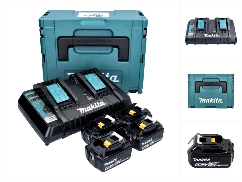 Makita 197626-8, Zestaw bateria i ładowarka, Litowo-jonowa Zdjęcie produktu 