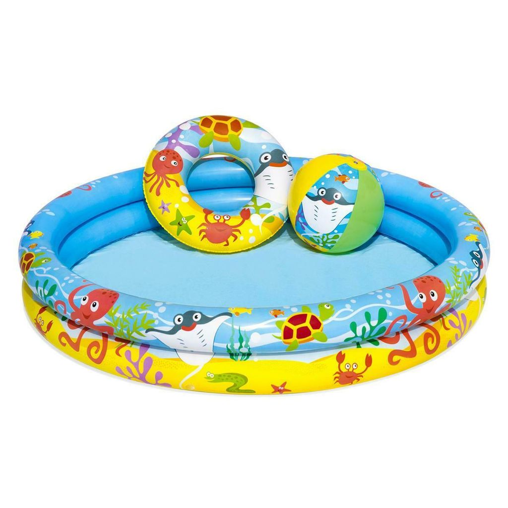 Bestway kit pataugeoire "Clownfish", 122x20 cm - rond - 137 Image du produit 