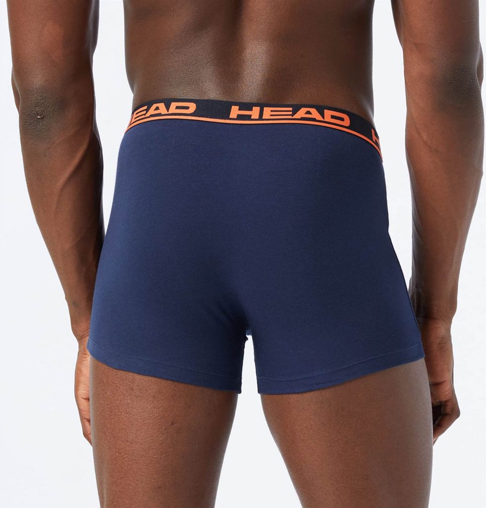 HEAD Boxershorts voor heren, 841001001, verpakking van 12 stuks, blauw