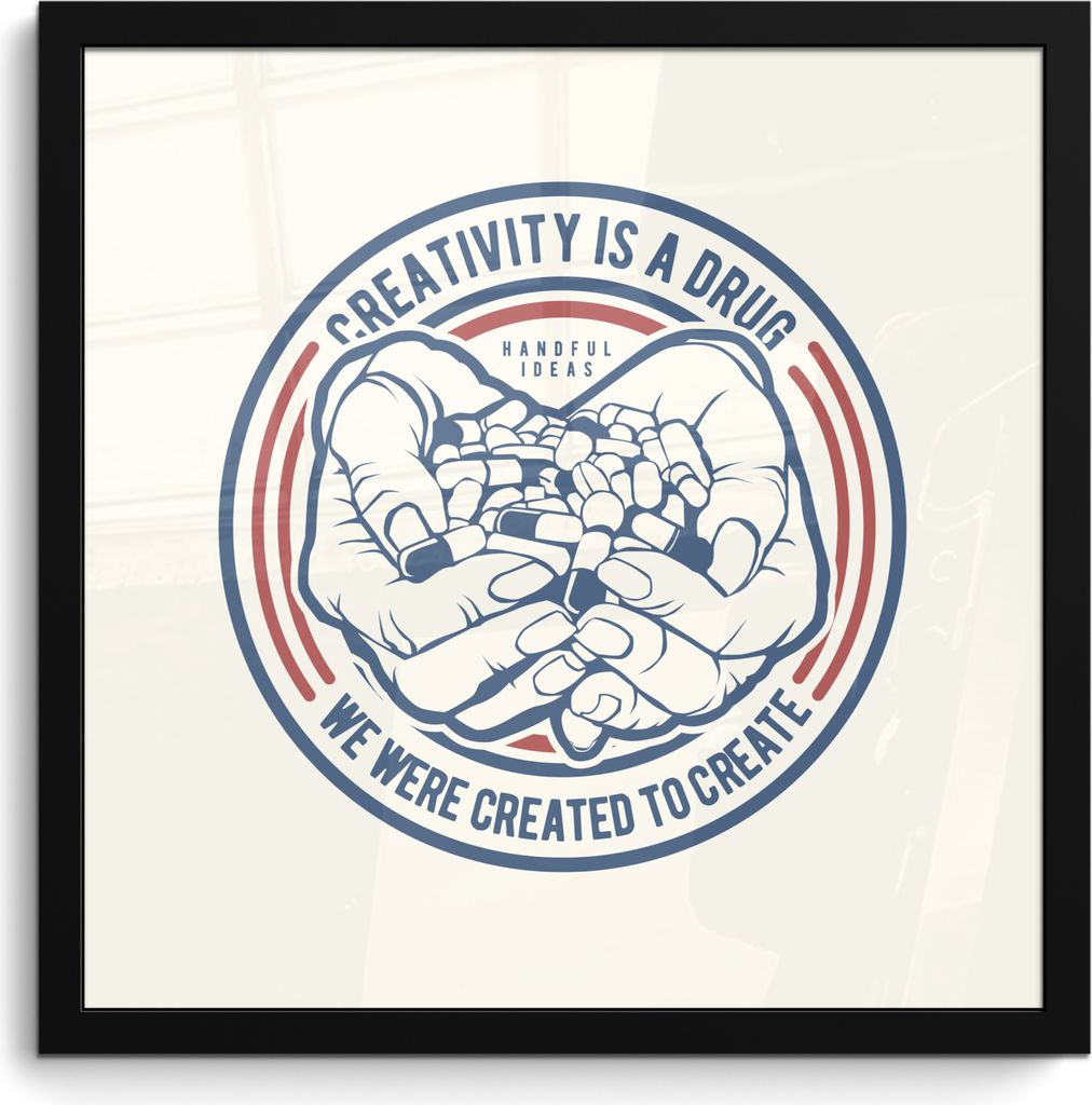 MuchoWow® MuchoWow® Gerahmtes Poster Kreativ - Zitate - Produktbild 