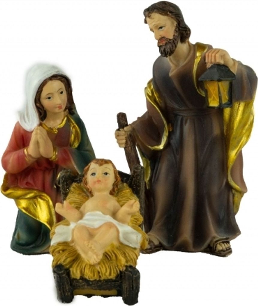 Wunderschöne Krippenfiguren 17-tlg., ca. 10 cm, K 604-S Produktbild 2