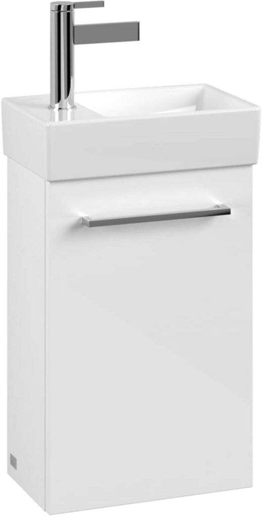 Villeroy & Boch Avento Wastafelonderkast deur rechts 34x5x20,2x51,4 cm Crystal White