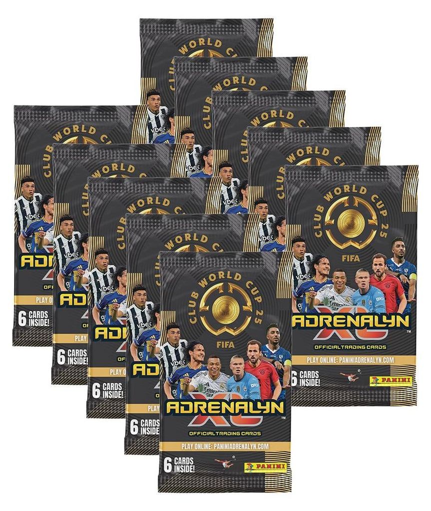 FIFA Club World Cup 2025 Adrenalyn XL Trading Cards - 10 Booster