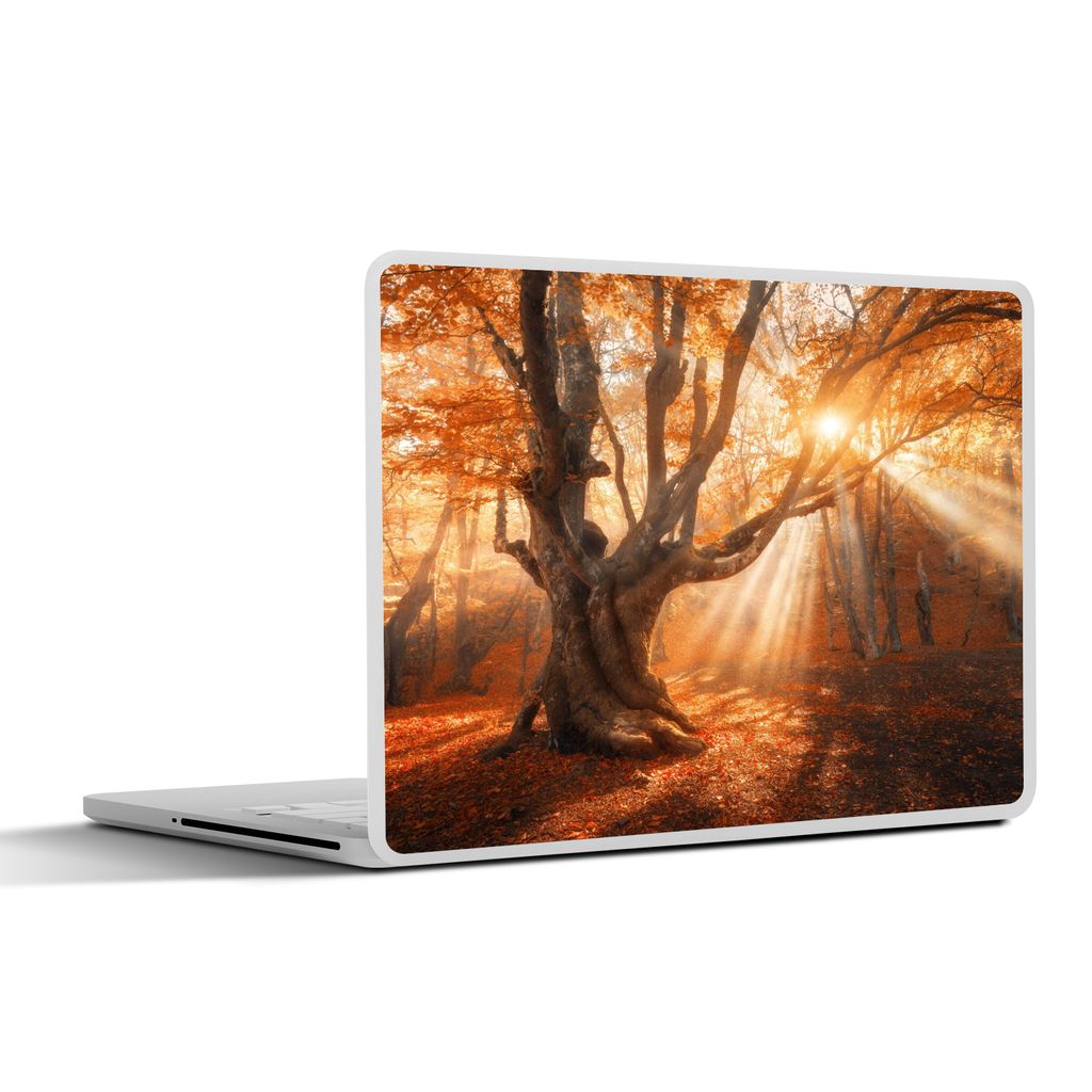MuchoWow Laptop Aufkleber Sticker Cover Baum - Natur - Herbst 32.5x23.5 cm - Sticker für Laptop - Selbstklebend