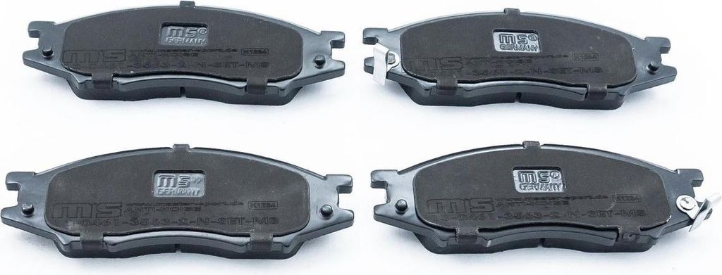 MS 13046135632N-SET-MS Bremsbeläge, Bremsklötze Vorderachse für NISSAN ALMERA II Hatchback (N16)