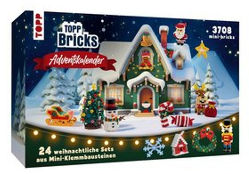 TOPP Bricks Adventskalender - 24 weihnachtliche Sets aus Produktbild 