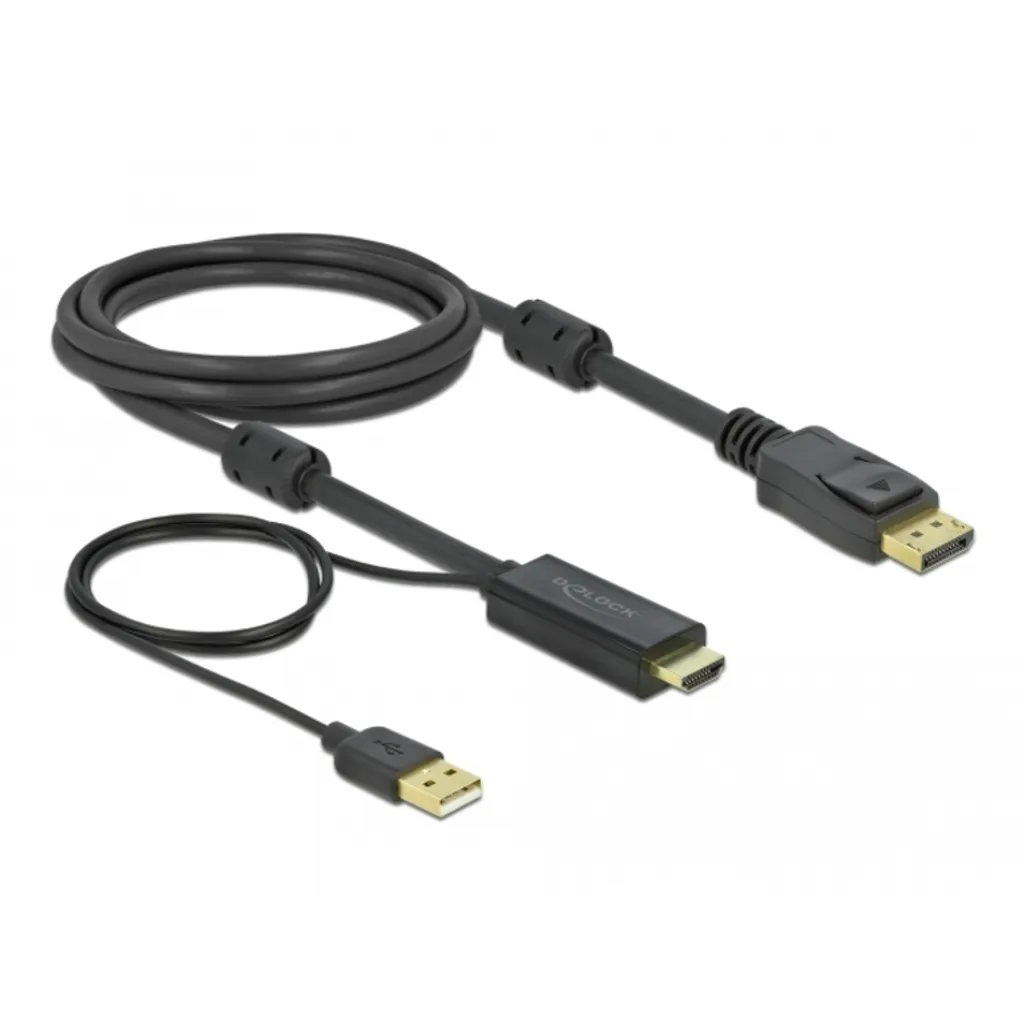 Cavo Delock 85964: Trasforma l'HDMI in DisplayPort 4K UHD 2 Metri