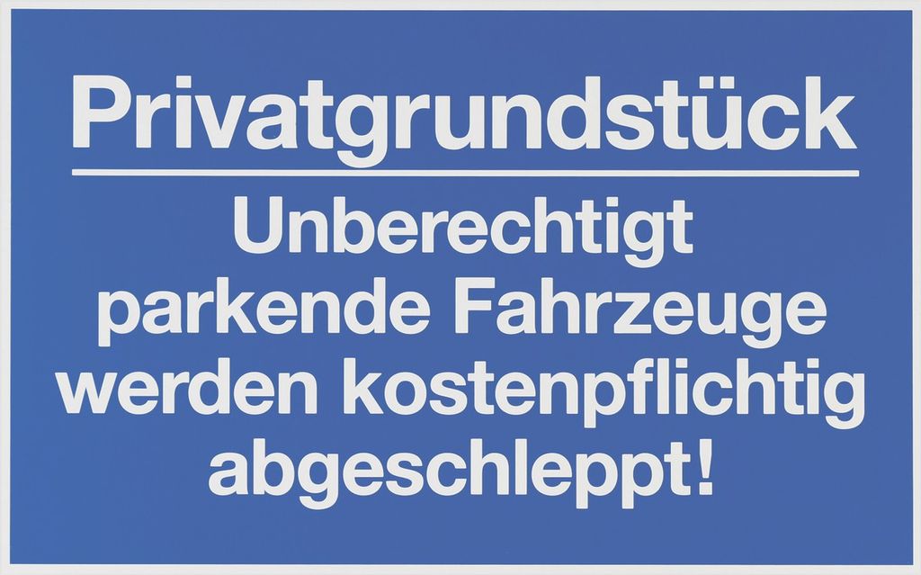 Conmetall Hinweisschild Privatgrundstück Unberechtigt Produktbild 