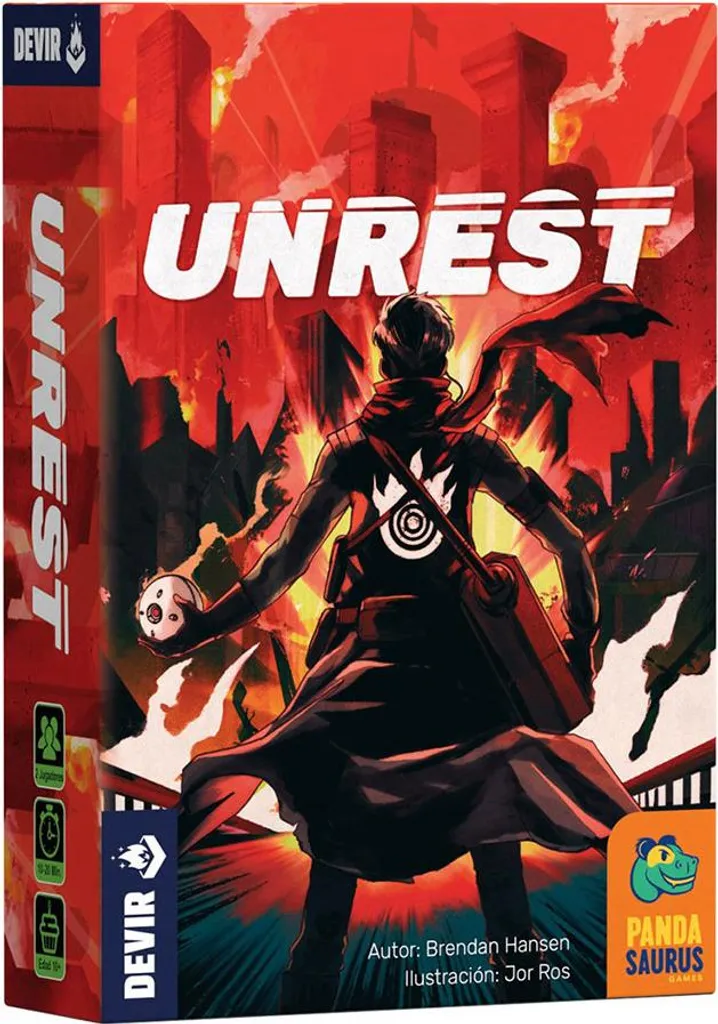 Devir Unrest Jeu de société Rouge One Size - Jeu de Stratégie Expert
