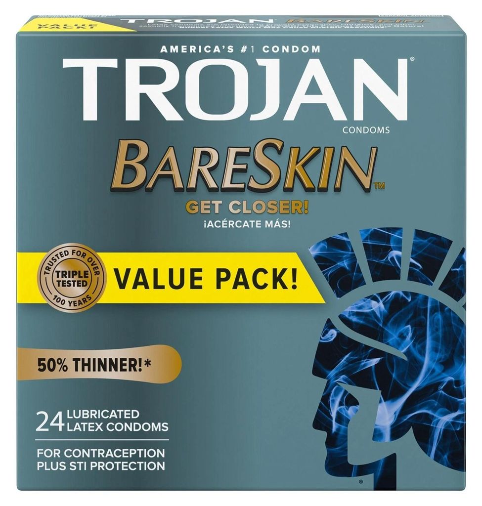 Set 24x Kondome, Trojan, Bareskin, Latex, ultradünn, geölt, Produktbild 