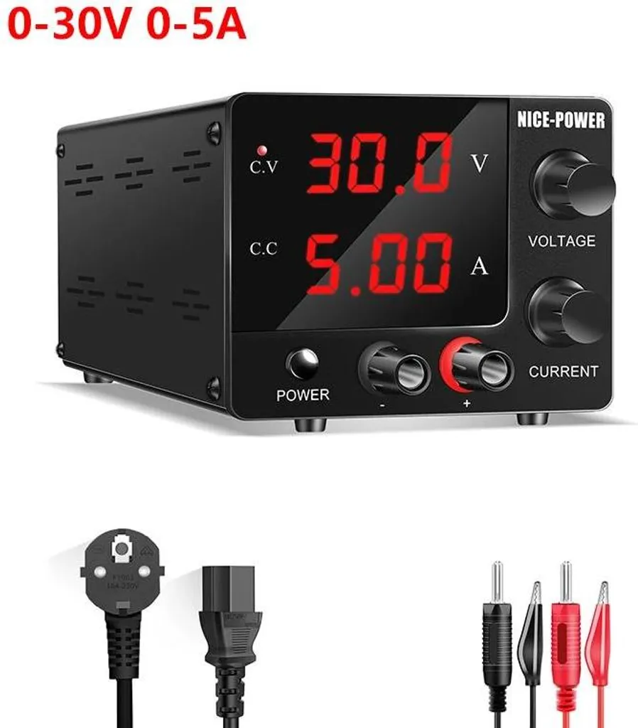 Source d'alimentation réglable 30V 5A pour laboratoire électronique - 2