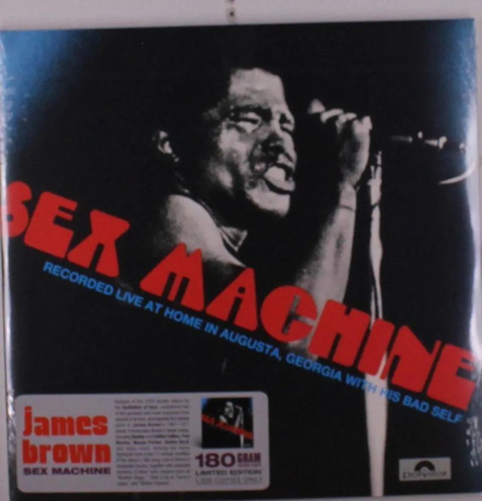 Vinyle James Brown Sex Machine Réédition Limitée 180g Album Culte