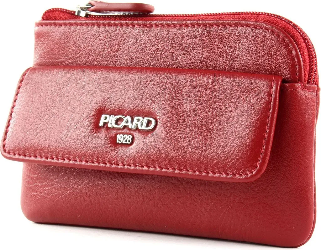 Astuccio Chiavi PICARD Bingo Red - Vera Pelle Rosso - Accessorio Qualità