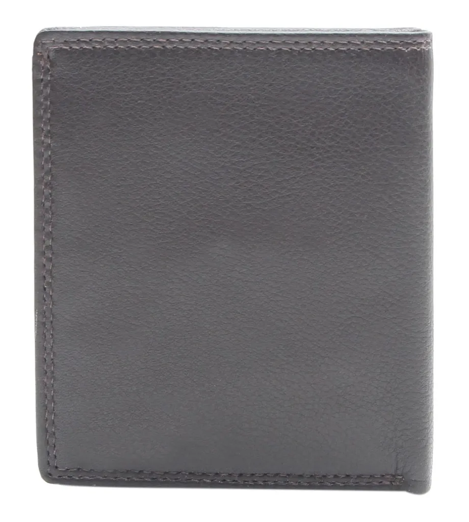 Esquire Duo Wallet Marrone Scuro: Portafoglio Uomo in Pelle Nappa - 5