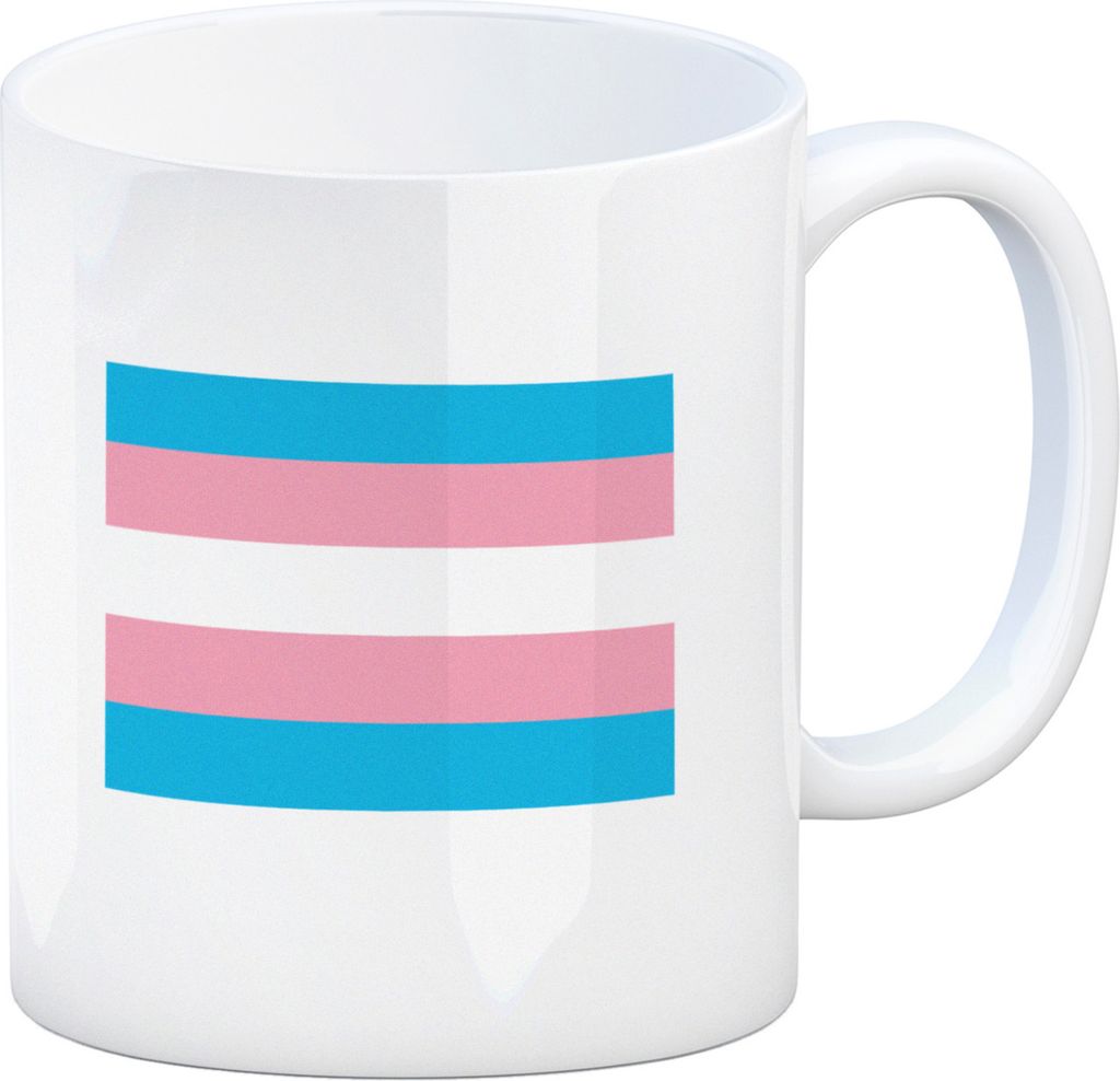 Transgender Flagge Gleichberechtigung Kaffeebecher