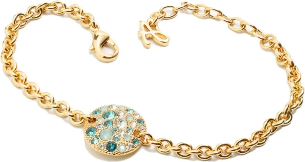 Bijoux Adore 5489681 - Collier en Argent Rhodié avec Cristal Scintillant