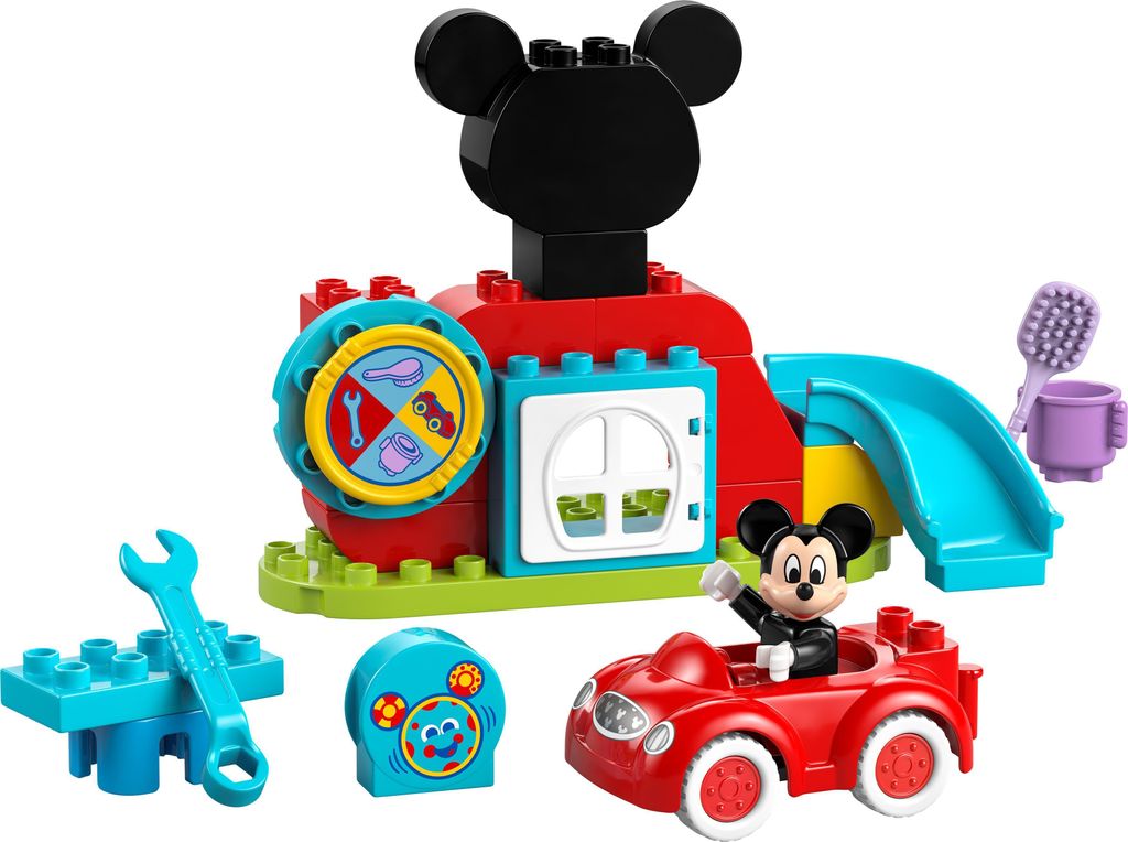 LEGO DUPLO Disney Le club et la voiture de Mickey Mouse Image du produit 