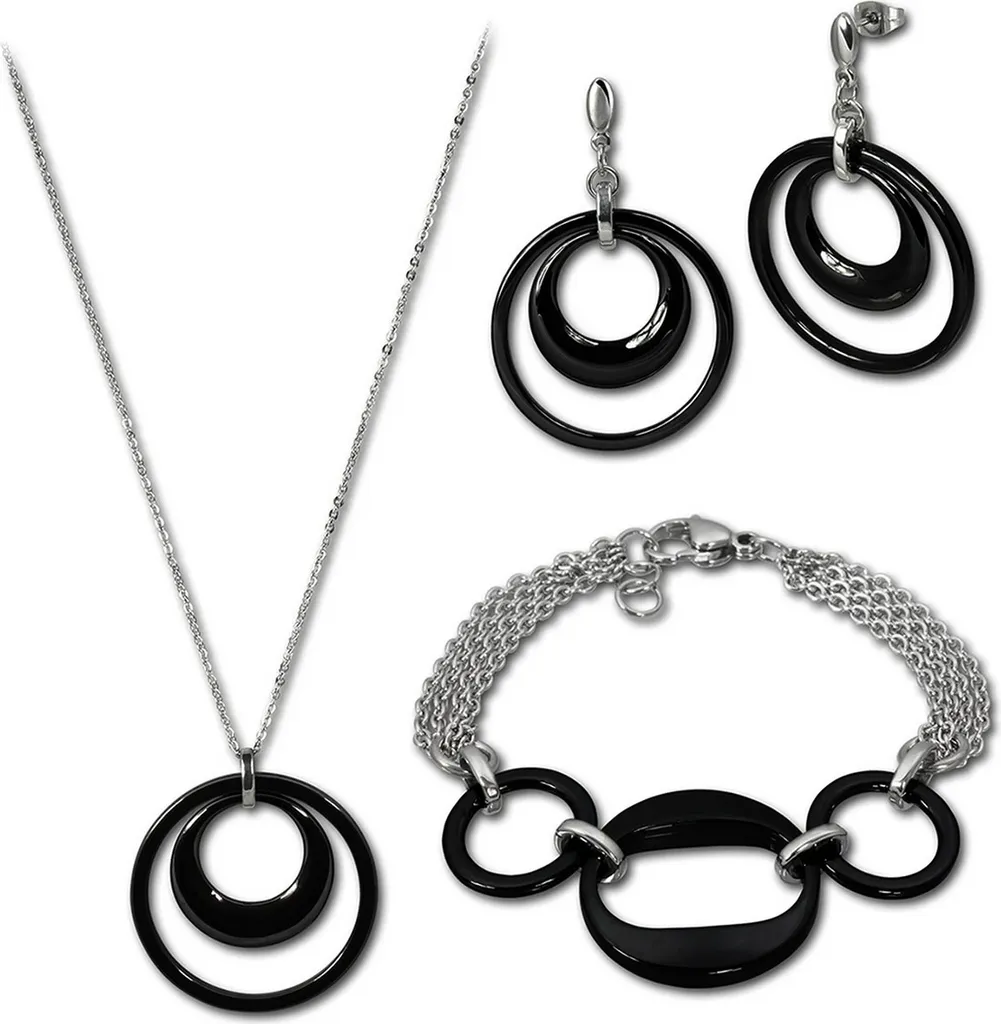 Amello Anello Donna Acciaio e Ceramica D2ESSX05S | Gioiello Elegante