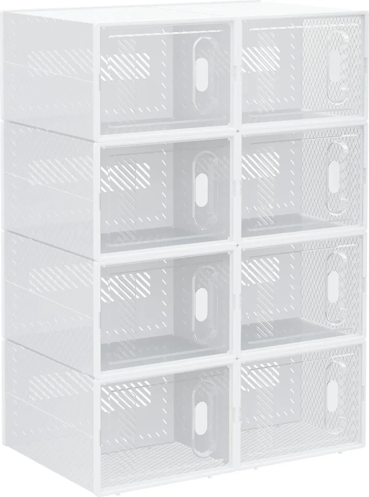 Armoire de chambre avec portes magnétiques et 8 cases de rangement DIY