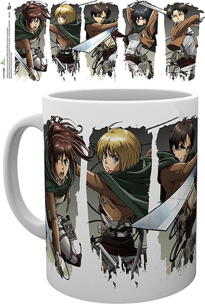 Gb Eye ATTACK ON TITAN Character Montage Tasse