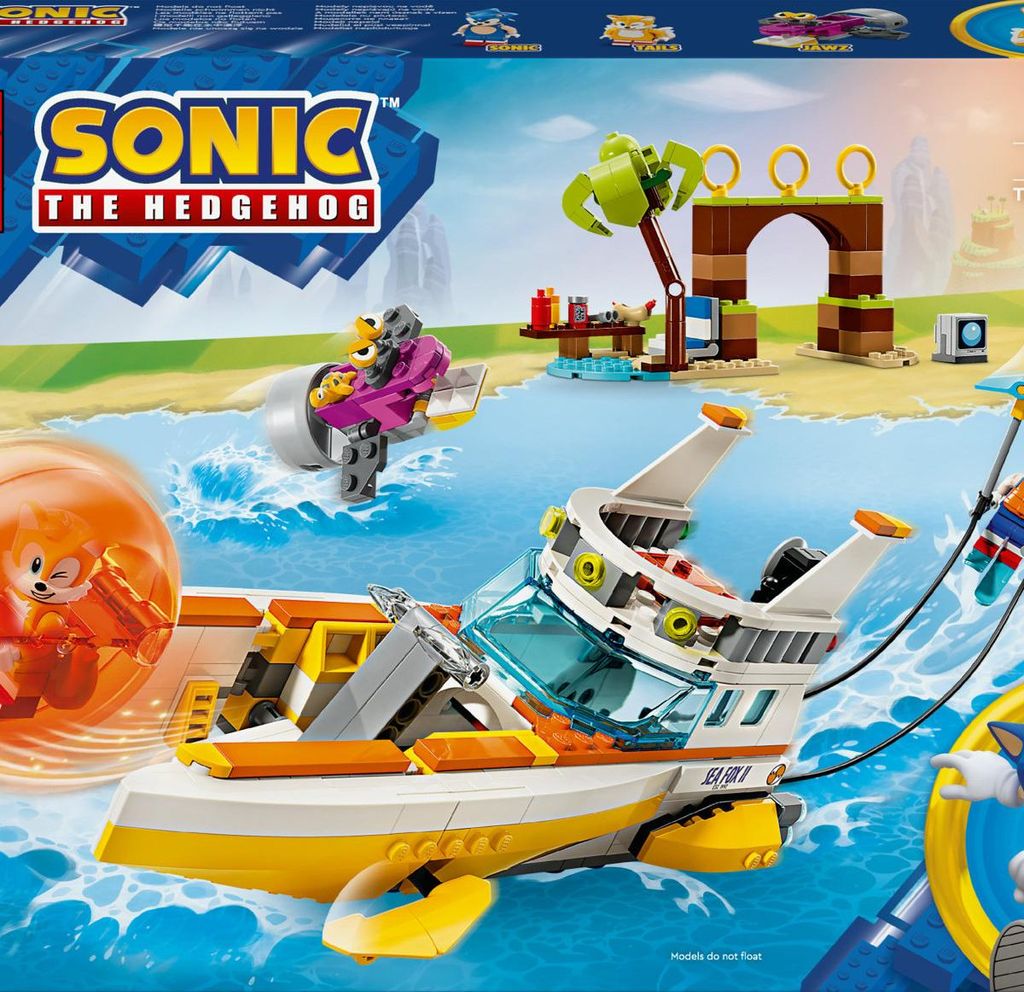 LEGO Sonic the Hedgehog Tails Barca delle Avventure Set Immagine del prodotto 