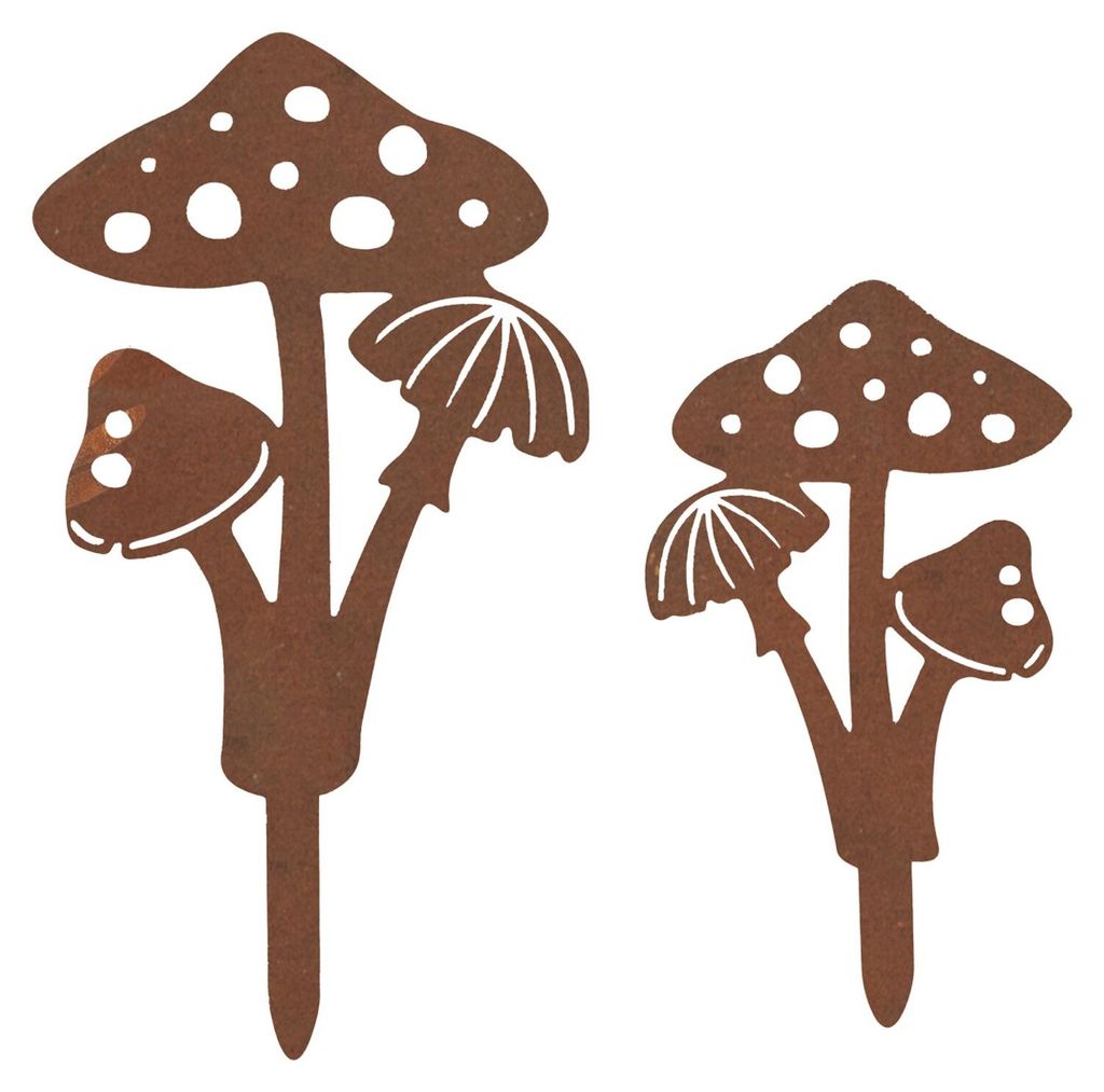 Maximex Gartenstecker Pilz, 2er Set, wetterfeste Produktbild 