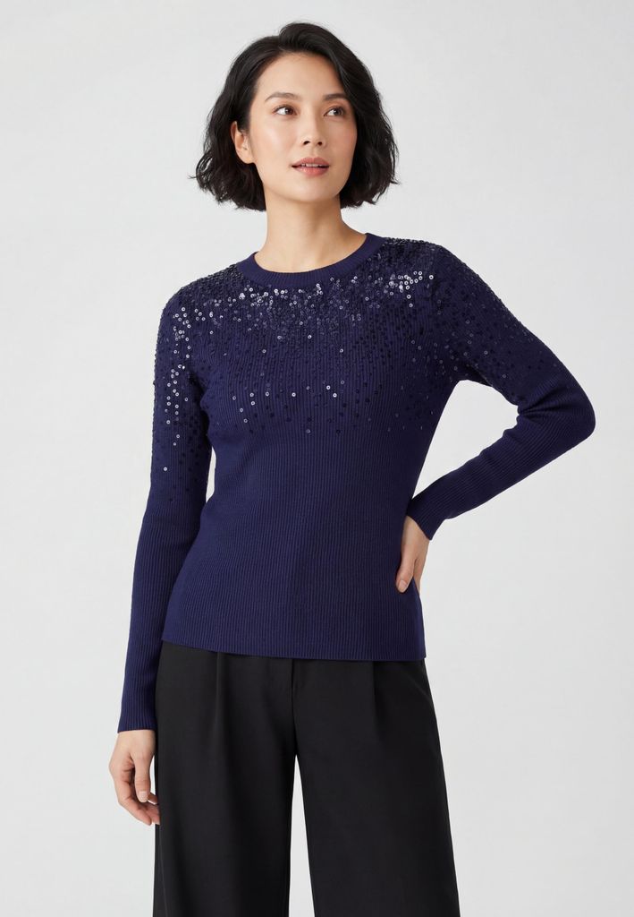 CHANCERY damen pullover - marine, XS/S