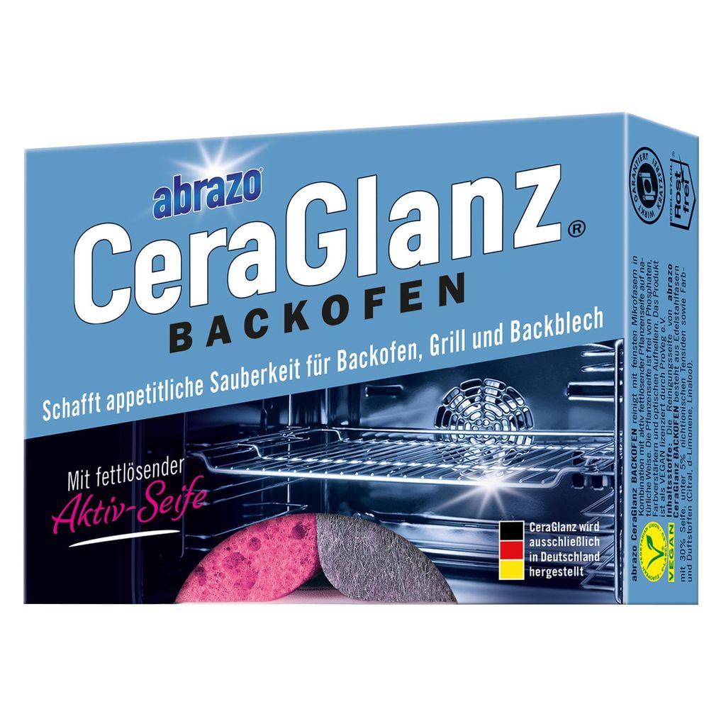 abrazo Schwämme CeraGlanz Backofen 1 x 2 Stück Produktbild 