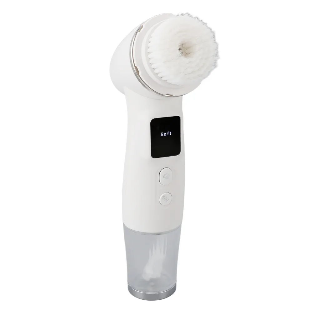 Brosse exfoliante visage électrique rechargeable avec têtes amovibles