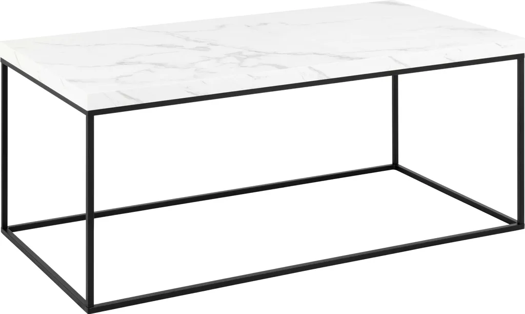 Table Basse Blanche Barossa Idéale pour vos Apéritifs et Décoration