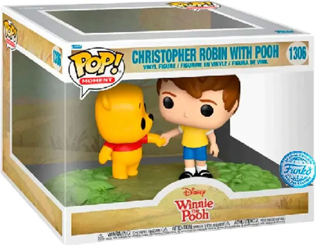 Figurine Durable Winnie l'ourson et Christopher Robin pour Vitrine