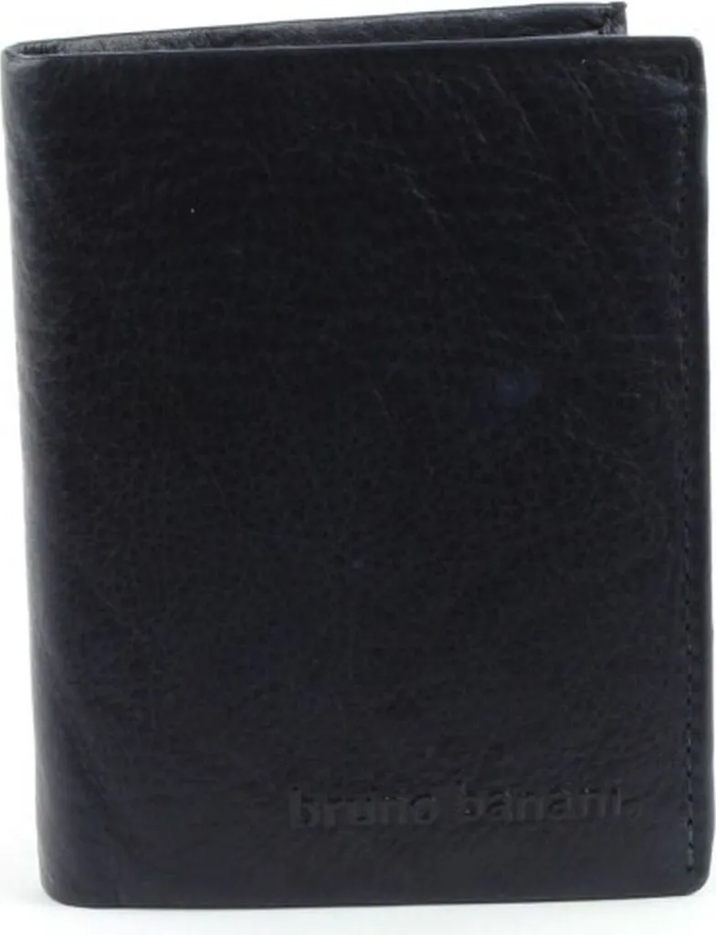 Bruno Banani Africa Wallet Blu: Portafoglio in Vera Pelle Uomo Slim