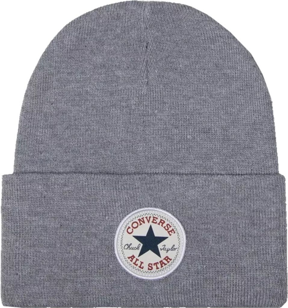 Converse Chuck Patch Beanie - Heather Grey -