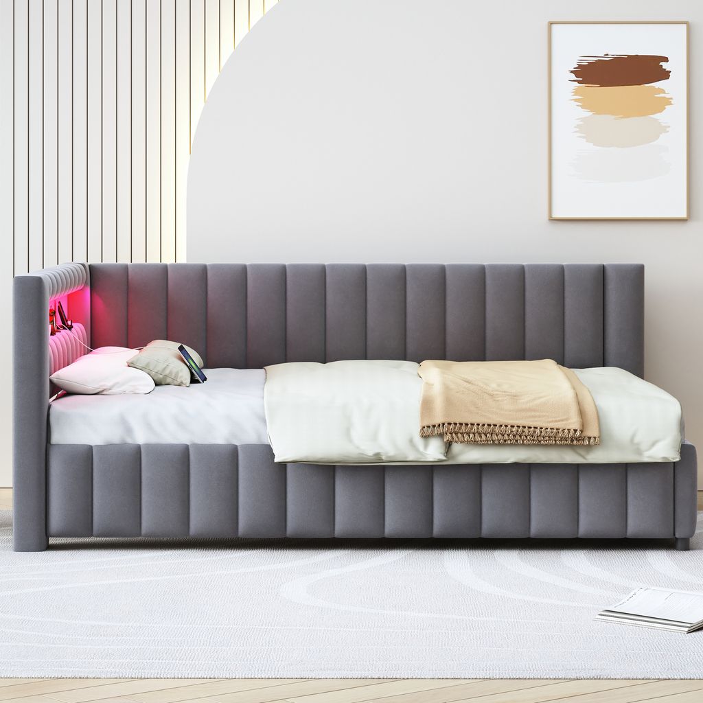 okwish Daybett Polsterbett 140x200, Schlafsofa mit Produktbild 