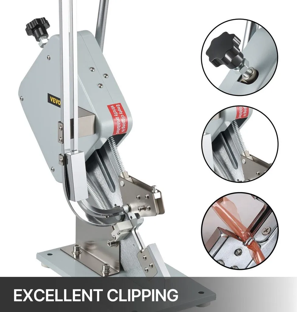 Machine à clipper manuelle en U pour saucisses avec 8000 clips inclus