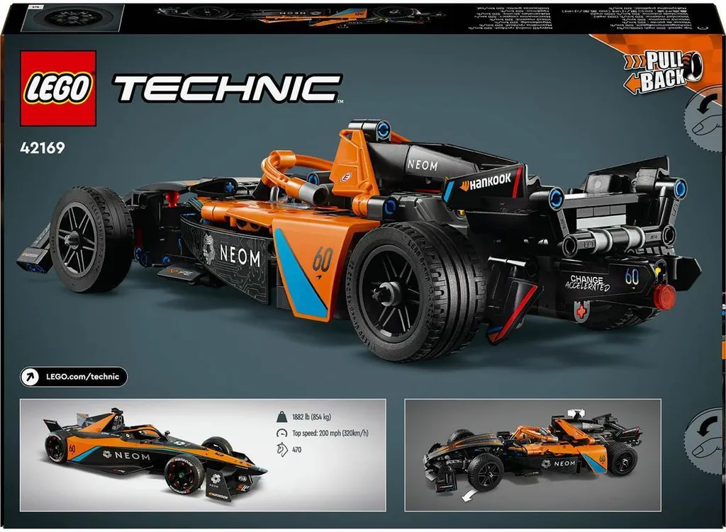 Voiture de Course McLaren Formula E LEGO Technic 42169 à Construire - 20