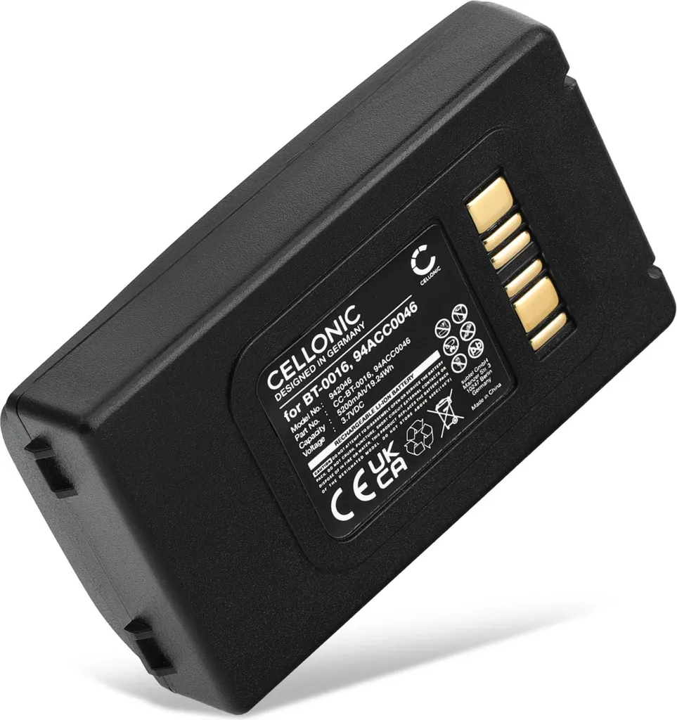 Batteria Ricambio Datalogic 94ACC0046 | CELLONIC 5200mAh 3.7V