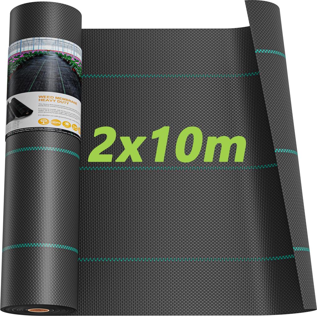Iropro 20m² Unkrautvlies Gartenvlies Unkrautfolie Produktbild 