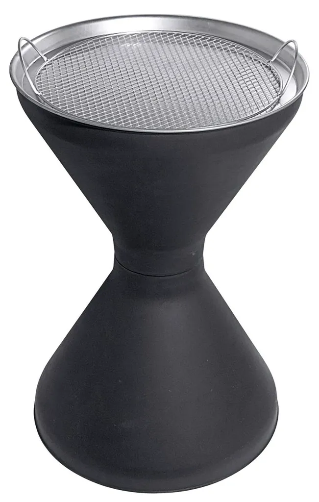 Cendrier colonne extérieur sur pied 60 cm pour zones fumeurs de bureau