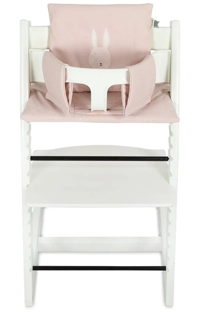 Coussin de siège Trixie Mrs Rabbit lavable pour chaise haute enfant