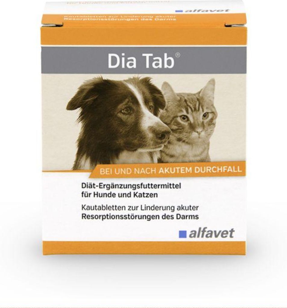 Dia Tab® 25 x 5,5g für Hunde und Katzen - alfavet Produktbild 