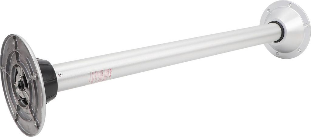 Wohnmobil-Tischbein-Set, 750 mm, Aluminiumlegierung, oberflächenmontierbar, abnehmbare Wohnmobil-Beine mit Bodensockel für Wohnmobil-Ponton