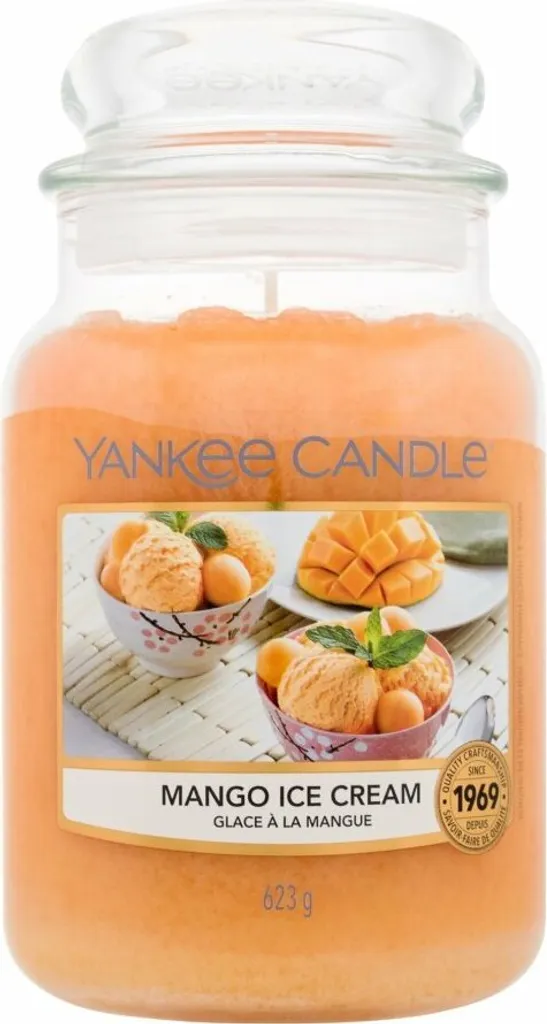 Yankee Candle Mango Ice Cream 623g - Offerta Candela Grande - 6