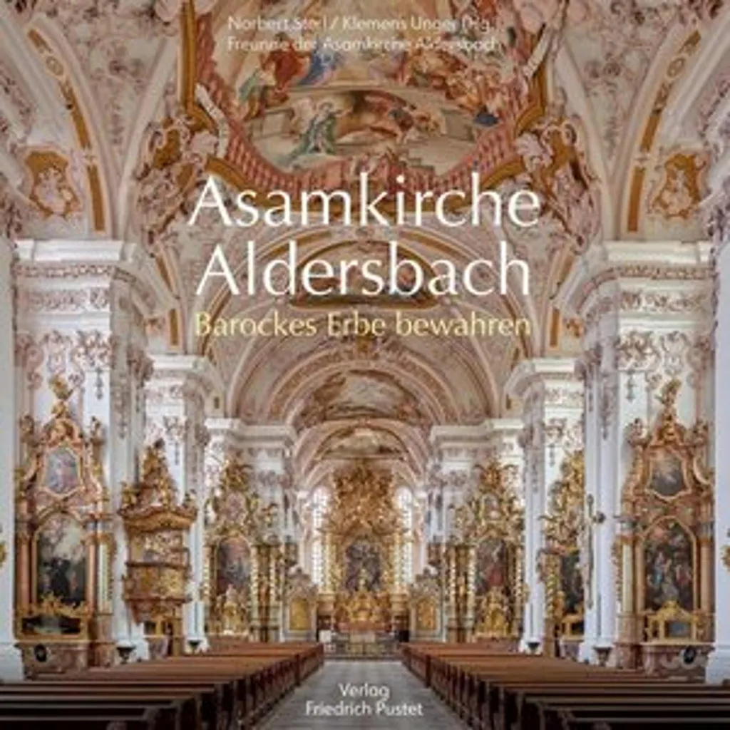 Affiche Asamkirche Aldersbach poster art baroque allemand 50x70cm