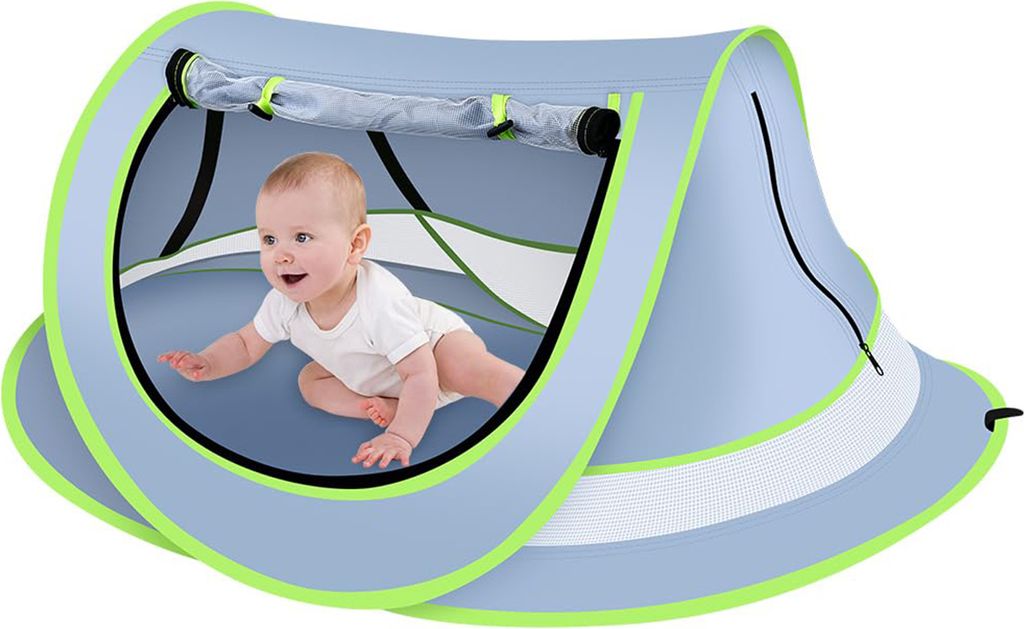 Baby-Strandzelt,Pop-Up Sonnenzelt mit UV-Schutz und Produktbild 