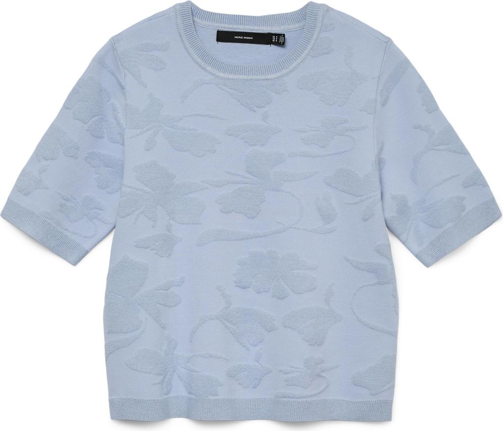 Vero Moda VMVISTA 2/4 O-NECK PULLOVER BOO Brunnera Blue L