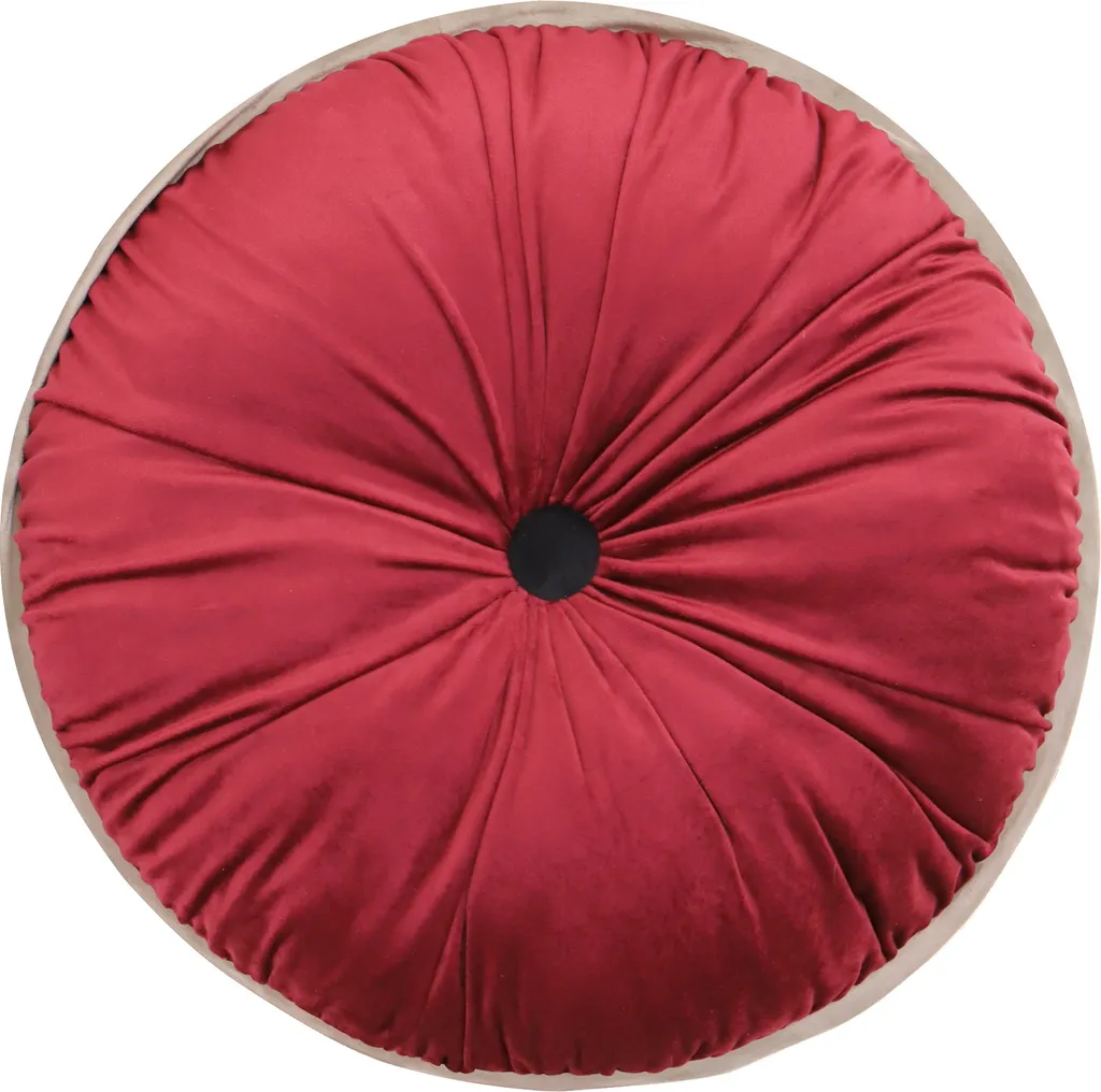 Fouriding Cuscino Rotondo per Divano Decorativo 15 X15 Cuscino Rotondo in Velluto di Zucca per DLivano letto Sedia Pavimento Auto Decorativo (Viola