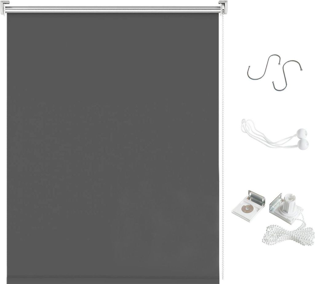Faziango Senkrechtmarkise 180x240 cm Balkonrollo Dunkelgrau UV Schutz Sonnenschutz Sichtschutz wasserdicht wetterfest Balkon Terrasse